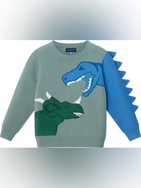NWT Andy & Evan Dino Spiked Sweater 4T